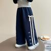 Moda Otoño e Invierno 2026 Nuevos Pantalones para Niños Pantalones de Pierna Ancha para Niñas Casual Sueltos Versátiles Pantalones Rectos con Lazo
