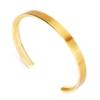 Pulseira torcida aberta exagerada Europa e Estados Unidos popular pulseira de personalidade explosões transfronteiriças cobre banhado a ouro real 18K uma geração de cabelo