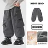 Pantalones casuales para niño Youou, pantalones finos de forro polar impermeables para niño forrados de forro polar en invierno, ropa nueva para niños, ropa de invierno para niños