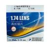 Connet 1.74 Lente de Resina Asférica Genuina Ultrafina con Película Verde Antirradiación Impermeable Cristal Luz Azul