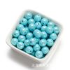Nuevas Cuentas Redondas Acrílicas de 10 mm con Baño de Color Real, Cuentas para Accesorios de Joyería Infantil para Pulseras y Collares DIY