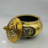 Banho de ouro de areia vietnamita ouro real mini incensário dos oito tesouros decoração de casa e-commerce ao vivo fornecimento de fábrica atacado