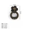 Jingmao Hardware - Manijas de puerta de armario con cajón, estilo chino, para decoración del hogar, estilo antiguo, con doble orificio, pequeñas