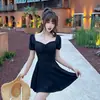 Traje de baño transfronterizo para chica regordeta nuevo conservador para mujer 200 kg con sobrepeso falda de una pieza estilizada sexy traje de baño talla grande