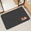 Alfombrilla de baño de tierra de diatomeas de dibujos animados, alfombrilla absorbente de agua antideslizante para la entrada del baño, alfombrilla para pies de secado rápido y resistente al desgaste para uso doméstico