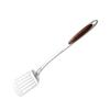 Espátula de Acero Inoxidable con Madera de Durazno Dorado, Cuchara para Gachas, Cuchara Doméstica, Colador, Espátula, Cuchara para Arroz, Tenedor para Carne, Cuchara Pinza, Juego de Siete Piezas para Cocina