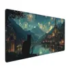 Alfombrilla de ratón grande para juegos, alfombrilla de escritorio para teclado, alfombrilla de ratón estilo gaming, alfombrilla de ratón con borde extendido y bloqueado, venta al por mayor desde el fabricante