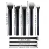 Caixa de conjunto de 8 pincéis de maquiagem de tubo longo transfronteiriça um conjunto pincel para base pincel para pó pincel para blush pincel para sombra produtos de beleza