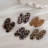 Pinza Ovalada para Cabello con Estampado de Leopardo Estilo Coreano, Pinza de Pico de Pato Personalizada y Versátil, Accesorio para el Cabello Pinza para Flequillo de Película de Alta Gama, Nuevo Estilo para Mujeres