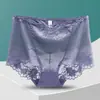 Yumei 9007 calcinha sexy de renda cintura alta feminina com vazados transparente tamanho grande plus size gordo 200kg