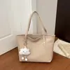 Bolso Casual para el Trayecto Diario de Mujer Gran Capacidad Nuevo Otoño 2026 Bolso Tote Estilo miu Estudiante Universitario Bolso de Hombro Único de Moda para Mujer