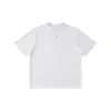 Roupas Masculinas Jie Zhan Refrescante Gola Henry T-shirt Old Money 26 Verão Novo Retrô Americano Solto Casual Manga Curta Top