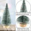 Suministros de Decoración Navideña Mini Árbol de Navidad Arreglo de Ambiente Festivo para el Hogar Árbol de Pinos de Colores Árbol de Pino Pequeño Artificial