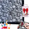 Manta para Colorear DIY Transfronteriza con Marcadores