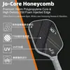 Pala de Pickleball Fibra de Carbono T700 Texturizada Mate Pala de Pickleball Borde de Color Degradado Fábrica Transfronteriza