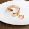 Pulsera de Anillo Abierto Ovalado Brillante Irregular Transfronteriza Pulsera Retro de Alta Gama Pulsera Versátil de Moda para el Trabajo