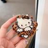 Funda personalizada con estampado de leopardo Kt Cat para Apple 16 Promax, iPhone 15, soporte magnético 14, linda 13 coreana