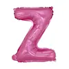 Globos de Letras Rosas de 16 pulgadas A-Z Inglés 0-9 Número Rosa Fiesta Cumpleaños Set Decoración Banner Globos de Papel de Aluminio