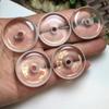 Colgante de Hebilla de Seguridad de Cristal Blanco Natural DIY Joyería Colgante para Teléfono Móvil Accesorios para Pulseras Cristal del Mar de China Oriental Venta al por Mayor