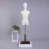 Mannequin de meio corpo para loja de roupas, manequim de meio corpo feminino para exposição de roupas, suporte de exibição vintage em madeira maciça