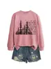 De todos os caminhos você Amazon Wish comércio exterior transfronteiriço moda e único moletom feminino outono e inverno