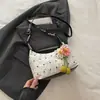 2025 Nueva Moda Bolso de Mujer con Lazo Personalizado Estilo Coreano Nicho Bolso de Mano Sencillo Hermoso Bolso de Hombro Cruzado