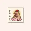 [Personalizado] Pintura Decorativa para Sala de Estar Estabilizadora del Ánimo de Capibara, Decoración de Dibujos Animados Linda y Adorable para la Cómoda del Dormitorio