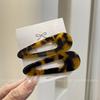 Duowei Joias Ácido Acético Placa Estilo Coreano Acessórios de Cabelo Clipe Lateral em forma de gota Bangs Side Duckbill Clip Quebrado Hairpin Headdress
