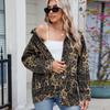 Comércio transfronteiriço eBay Amazon Novo Casaco Casual Jeans Clássico Retrô Slim Versátil para Mulheres