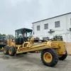 Niveladora de estrada autopropulsada com acionamento hidráulico CAT140K em estoque para exportação, raspador e máquina niveladora de canteiro para áreas de mineração