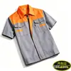 Conjunto de ropa de trabajo de verano para hombre, de manga corta, ligero, que absorbe la humedad, adecuado para fábricas de reparación de automóviles, talleres y sitios de construcción