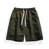 Verão Gelo Seda Casual Calças Homens Fino Plus Size Plus Size Botão Solto Calças Esportivas Retas All-match Shorts para Homens