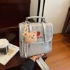 2025 Verano Nuevo Bolso de Moda Estudiante Gran Capacidad Mochila Pequeña Casual a Cuadros Mochila Casual Bolso Mujeres