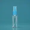 Botella de spray al por mayor 30ml 50ml 100ml ml maquillaje perfume sub-embotellado botella de plástico PET transparente