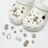 Amuletos para Zapatos Croc, Accesorios para Mujer, Clips para Zapatos DIY, Decoraciones 3D con Pedrería, Clips Desmontables, Estilo de Moda de Influencers