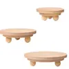 Adornos de Base de Madera Taburete de Madera Base Carnosa Bandeja para Jabón y Artículos de Tocador de Baño Base de Madera