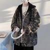 Chaqueta Casual Estilo Hong Kong para Hombre Otoño 2022 Nuevo ins Marca de Moda Forro Polar Grueso Top Ropa Chaqueta de Primavera y Otoño
