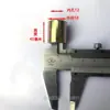 Diámetro Interior M10M12, Diámetro Exterior 18, Casquillo de Eje para Vehículo Eléctrico, Casquillo de Tubo Hueco para Eje Delantero de Motocicleta Eléctrica