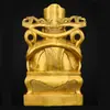 Estatua de Latón del Dios de la Riqueza para Adoración en Casa, Apertura de Tienda y Artesanías Decorativas para Atraer Riqueza