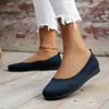Amazon verano y otoño nuevos europeos y americanos comercio exterior talla grande cabeza redonda color sólido plano casual zapatos tipo mocasín en stock al por mayor