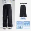 Calça Infantil Pudding Haru 2026 Verão Nova para Meninas Calça Longa Esportiva com Proteção Solar e Design Plissado Tridimensional