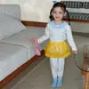 Conjunto de Algodão Puro com Lycra Sem Costura Outono/Inverno 2026 para Meninos e Meninas Conjunto para Casa Roupa de Cama Conjunto de Blusa e Calça de Outono Classe A