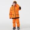 Traje de esquí para niños, traje de invierno para niños y niñas, impermeable, cálido y grueso, para snowboard, traje de esquí doble para niños