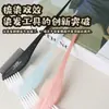 Pincel para Teñir el Cabello Perlado con Purpurina Pincel de Aceite para Teñir el Cabello Peine Transparente Escarchado para Teñir el Cabello Peine para Mechas Herramientas de Peluquería