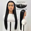 Amazon Exportación Exportación Encaje Frontal 13X4 Negro Natural Cabello Largo Liso Seda de Alta Temperatura Línea de Cabello Natural Peluca