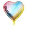 Comercio exterior globo de papel de aluminio en forma de corazón de 5 pulgadas cumpleaños boda Día de San Valentín aniversario globo de aluminio