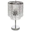 Lámpara de Mesa Decorativa de Cristal para Mesita de Noche de Dormitorio Moderno Simple Exclusiva Transfronteriza Lámpara de Mesa de Personalidad Creativa para Habitación de Boda Romántica