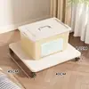 Base de Caja de Almacenamiento Movible Soporte Multifuncional Bandeja Organizador Tablero de Almacenamiento con Ruedas de Pie Estante de Almacenamiento Doméstico