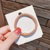 Cuerda para la cabeza para mujer, cola de ponda, elegante, nuevo estilo, accesorios para el cabello, aro para el cabello, tocado para niña, correa de goma, lazo para el cabello de alta elasticidad, cubierta de cuero