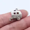 19x 18mm 1.9g Plata Antigua Accesorios para DIY Collar Pulsera Estilo de Vida Remolque RV Colgante